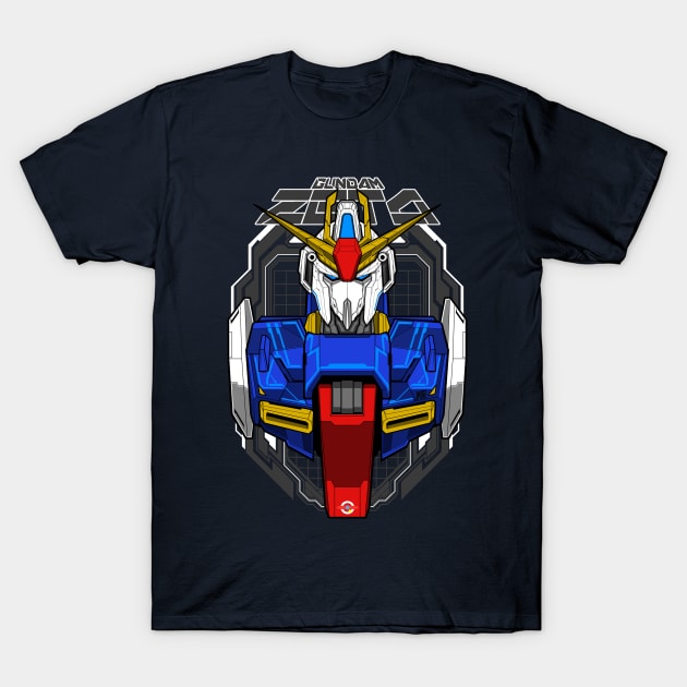 MSZ-06 Zeta Gundam T-Shirt by WahyudiArtwork